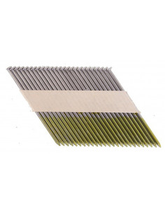 3000 Clous 34° tête D lisses en bandes collées pour cloueurs pneumatiques et à gaz (GN900, IM350, IM90) MAKITA F-30579 2