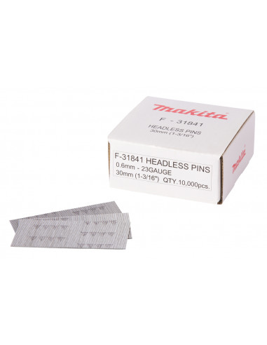 CLOUS FINETTES 23GA 30MM (10000 PCS) MAKITA F-31841