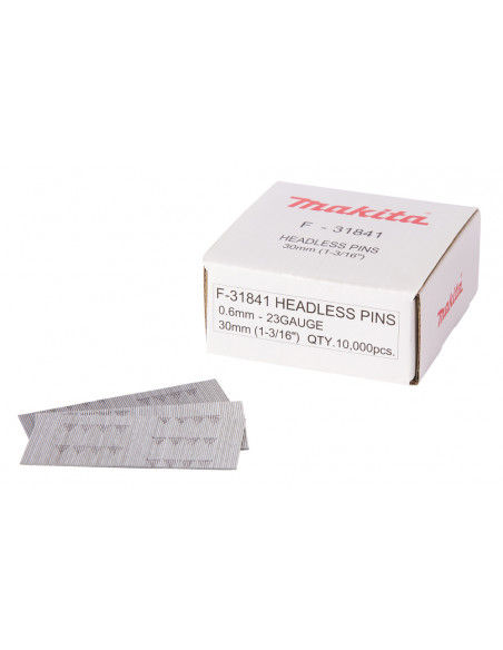 CLOUS FINETTES 23GA 30MM (10000 PCS) MAKITA F-31841