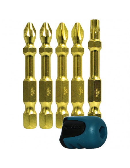 EMBOUT I-GOLD PH2/PZ2/T25+MAG MAKITA B-42503
