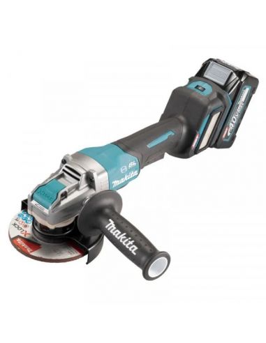 MEULEUSE 125MM 40VMAX BL4040x2 MAKITA GA044GM203