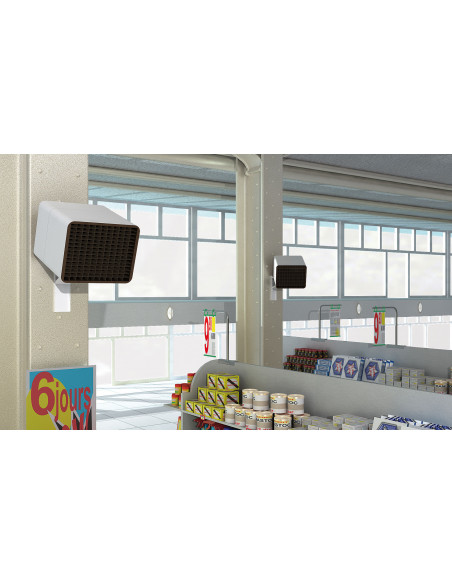 Airpuls aérotherme électronique 2 allures 6kW/4kW MULLER INTUITIV M101122