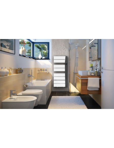 Balica sèche-serviettes avec soufflerie 1650W blanc MULLER INTUITIV M109216
