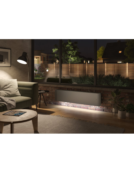 Radiateur dook - horizontal - 1000W - anthracite MULLER INTUITIV NEN3363TCHS
