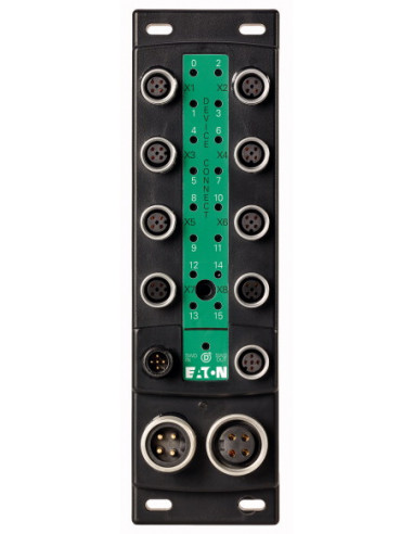 Module-bloc E/S SWD IP69K 24 V DC 16 S avec alim séparée 8 E/S M12 femelles 000183271 EATON EU8E-SWD-16XD-1