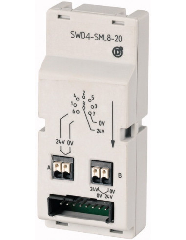 Traversée d'armoire connecteur POW 000121381 EATON SWD4-SML8-20