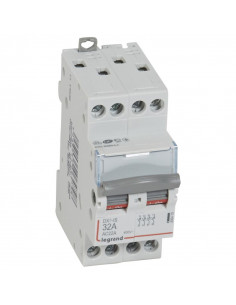 DX3 INTERRUPTEUR SECTIONNEUR TETRAPOLAIRE 32A LEGRAND 406479
