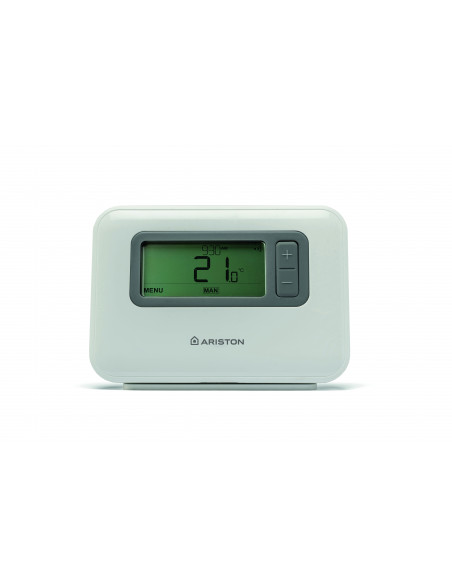 Thermostat ON/OFF programmable filaire ON/OFF classe IV à piles régulation  PID ARISTON 3319483