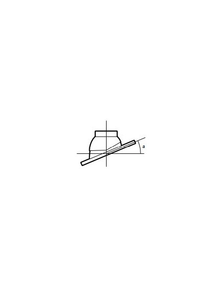 SOLIN BRUN 25° A 45° diam. 60/100-80/125 ARISTON 1008461