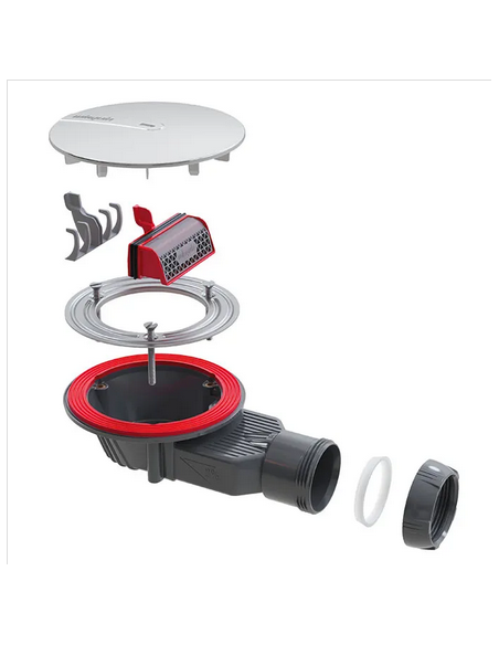 Bonde Slim pour Douche ou receveur Plat WIRQUIN PRO 30723393