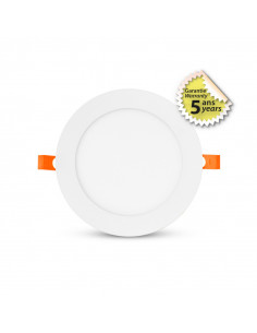 SLIMY II DOWNLIGHT DIAM 175MM 12W 4000K BLC 5ANS MIIDEX VISION-EL 100029