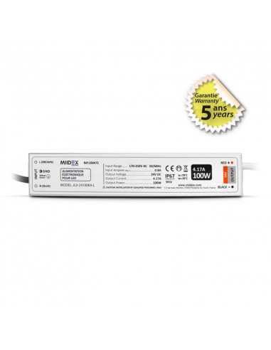 ALIM 24V DC LUMINEUX 100W IP67 5ANSMIIDEX VISION-EL100472
