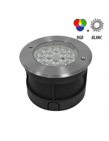 ETNA RGB + BLC SPOT ENCASTRABLE 9W CCT 12/24VDC IP68 CONTROL INT MIIDEX VISION-EL 677939