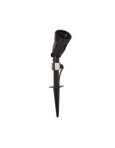 Projecteur Piquet ŒILLET (sans ampoule) Noir 1X PAR38 IP54 MIIDEX (70286)