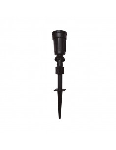 Projecteur Piquet ŒILLET (sans ampoule) Noir 1X PAR38 IP54 MIIDEX (70286) 2