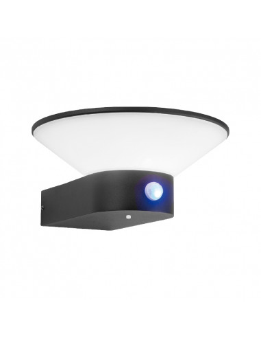COUPOLE SOLAIRE APPLIQUE 2,5W 3000K GS ANT IP54 + DETECT IR MIIDEX VISION-EL 70468