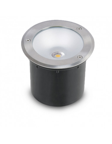 ETNA VINTAGE SPOT LED ENCASTRABLE SOL 3W 4000K IP67 ROND INOX 304 MIIDEX VISION-EL 70701