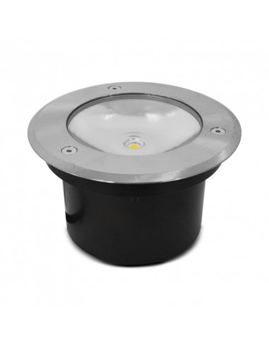ETNA VINTAGE SPOT LED ENCASTRABLE SOL 3W 4000K IP67 ROND INOX 316L MIIDEX VISION-EL 707010