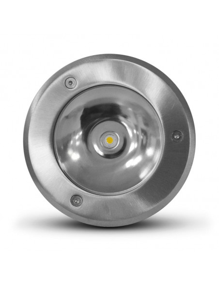 ETNA VINTAGE SPOT LED ENCASTRABLE SOL 3W 4000K IP67 ROND INOX 316L MIIDEX VISION-EL 707010