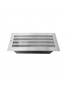Spot Encastrable E27 Rectangle Grille Inox 304 PITON IP44 MIIDEX 70745