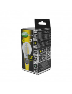 LED FIL COB BULB E27 8W 2700K CLR DIM BOITE MIIDEX VISION-EL 71461 2