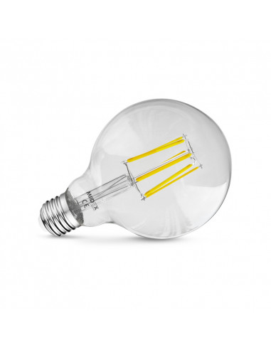 LED FIL COB GLOBE G95 E27 8W 2700K CLR BOITE MIIDEX VISION-EL 7147