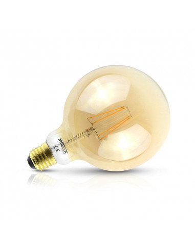 LED FIL COB GLOBE G125 E27 8W 2700K GOLDEN BOITE MIIDEX VISION-EL 7157