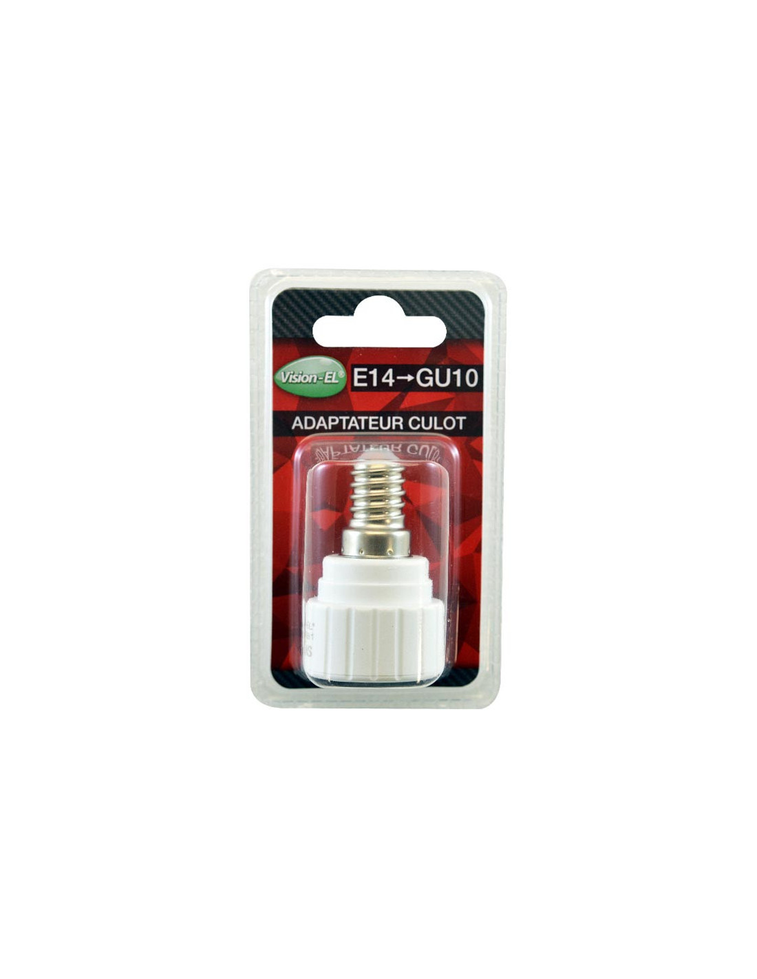 Adaptateur pour ampoule E14 en GU10