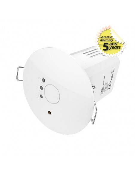 DETECTEUR DE MOUVEMENT RF ENCASTRABLE 360° 5ANS MIIDEX VISION-EL 7549
