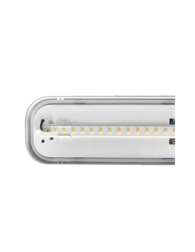 VOLGA ETANCHE LED INT 1510 X 70MM 48W 4000K IP65 IK09 TRA (X6) MIIDEX VISION-EL 75875