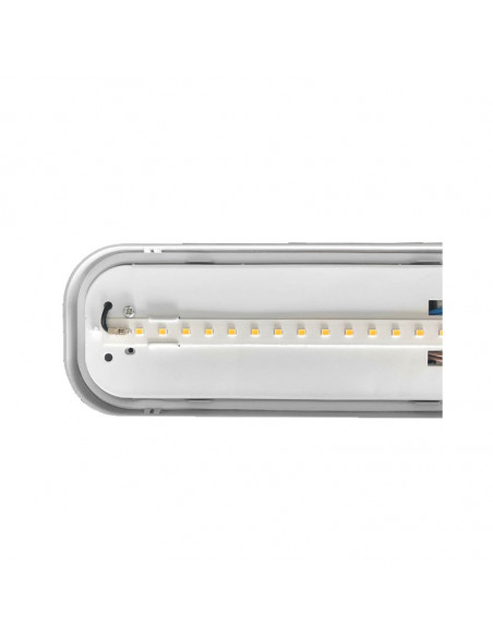 VOLGA ETANCHE LED INT 1510 X 70MM 48W 4000K IP65 IK09 TRA (X6) MIIDEX VISION-EL 75875