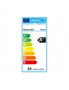 TUBE LED T8 24W 4000K 1500MM P/N MÊME CÔTÉ MIIDEX VISION-EL 76000 2