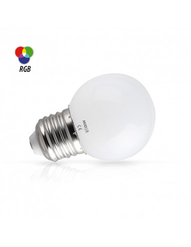 LED 1W BULB E27 RGB DEPOLI BOITE MIIDEX VISION-EL 76151
