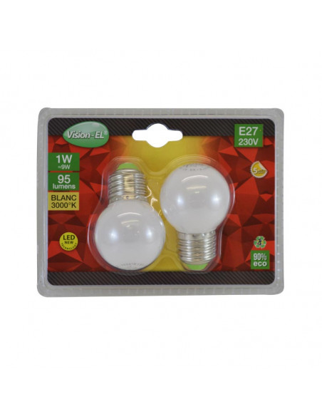 LED 1W BULB E27 3000K DEPOLI BOITE MIIDEX VISION-EL 76171