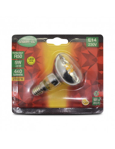 LED R50 E14 5W 2700K FIL COB BLISTER MIIDEX VISION-EL 76702