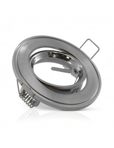 COLLERETTE SUPPORT DE SPOT DIAM 86MM ARGENT ORIENT MIIDEX VISION-EL 7701 2