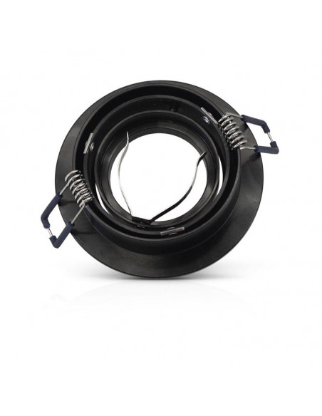 COLLERETTE DECLIPS SUPPORT DE SPOT DIAM 92MM ALU NOIR ORIENT MIIDEX VISION-EL 77120
