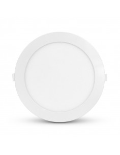 Plafonnier Led encastré Slimy Downlight D.230mm 18 Watts 4000K Blanc MIIDEX VISION-EL 77574
