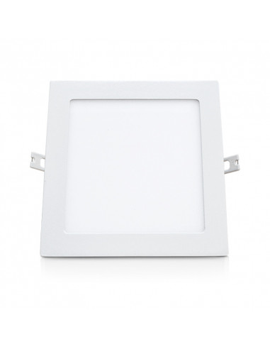 Plafonnier LED Blanc 200 x 200mm 18W 4000K SLIMY MIIDEX 77652