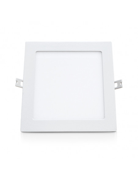Plafonnier LED Blanc 200 x 200mm 18W 4000K SLIMY MIIDEX 77652