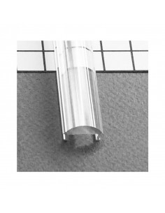 DIFFUSEUR PROFILE LENTILLE 60° 15,4MM TRANSPARENT 1000MM MIIDEX VISION-EL 9859 2