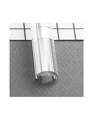 DIFFUSEUR PROFILE LENTILLE 60° 15,4MM TRANSPARENT 1000MM MIIDEX VISION-EL 9859