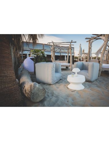 COUSSIN GONFLABLE NOMADE BIGGY GRIS LINK 108011G