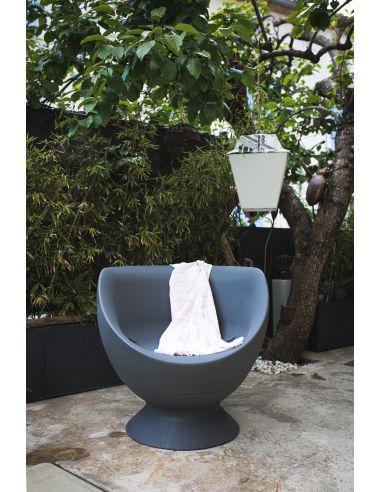 FAUTEUIL BOONS GRIS FONCE LINK 107123GRF