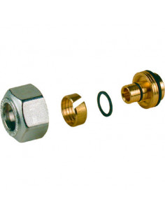Raccord à compression pour tube multicouche 16 (16X2) GIACOMINI R179MX014