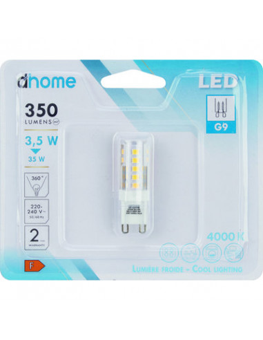 AMP LED G9 4000K 350LM DHOME G9TC-022 4000K