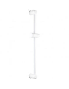 BARRE DOUCHE D19 BLANC MOLETTE ODYSSEA 1011004W