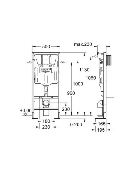 BATI RAPID SL AUTOPORTANT GROHE 38340001