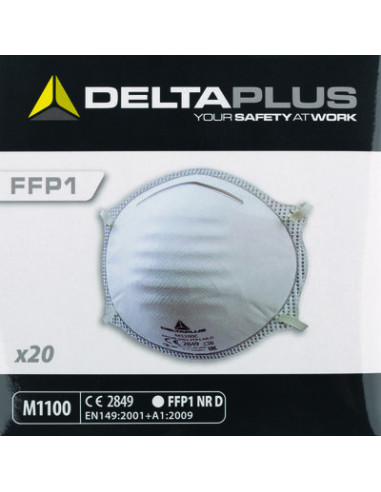 BTE 20 MASQUES ANTI-POUSS FFP1 DELTA PLUS M1100C