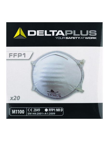 BTE 20 MASQUES ANTI-POUSS FFP1 DELTA PLUS M1100C
